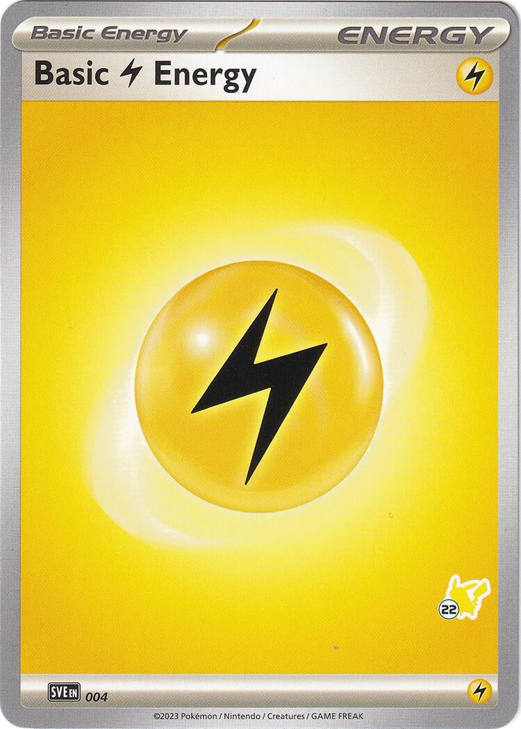 Image for Basic Lightning Energy - Pikachu 22 (004) [Battle Academy 2024] - Pokemon