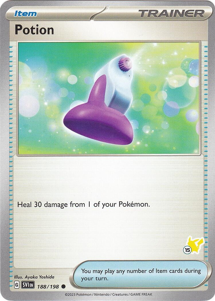 Image for Potion - Pikachu 15 (188/192) [Battle Academy 2024] - Pokemon