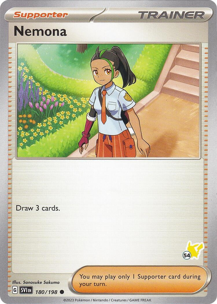 Image for Nemona - Pikachu 54 (180/198) [Battle Academy 2024] - Pokemon