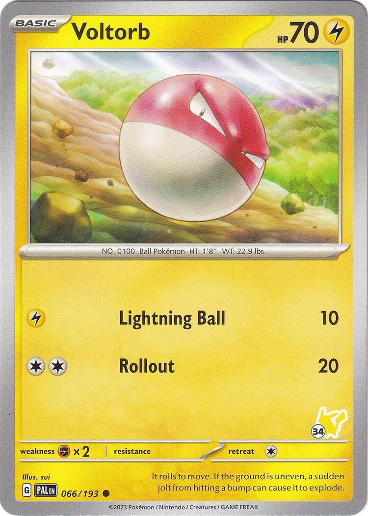 Image for Voltorb - Pikachu 34 (066/193) [Battle Academy 2024] - Pokemon