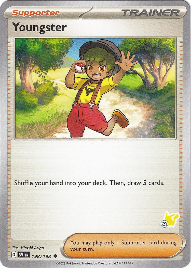 Image for Youngster - Pikachu 21 (198/198) [Battle Academy 2024] - Pokemon
