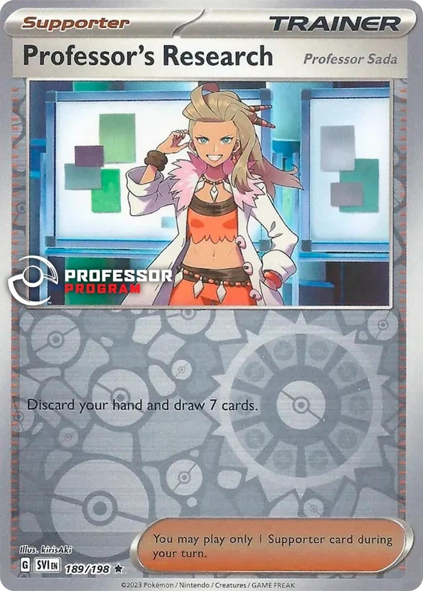 Image for Professor's Research - 189/198 (2023) (189/198) [Professor Program Promos] - Pokemon
