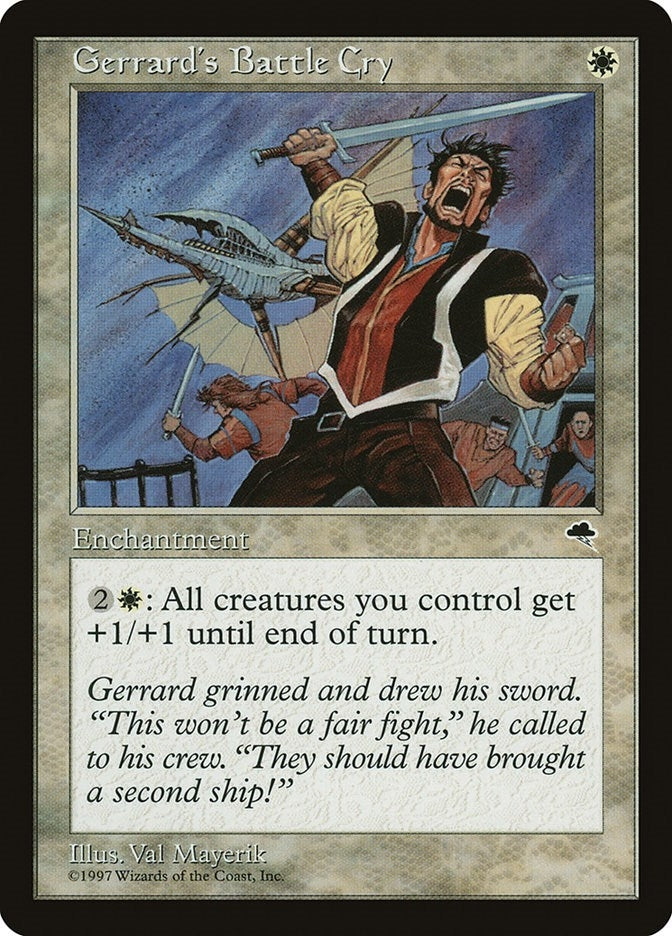 Image for Gerrard's Battle Cry (21) [Tempest] - Magic: The Gathering