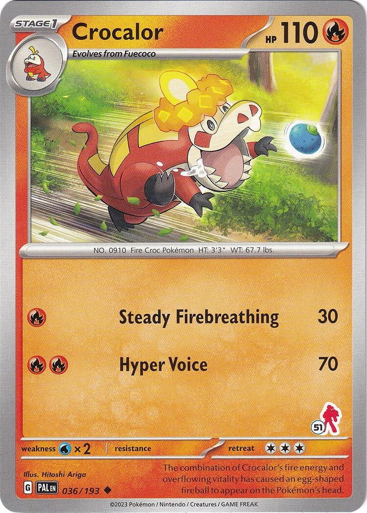 Image for Crocalor - Armarouge 51 (036/193) [Battle Academy 2024] - Pokemon