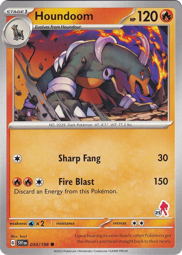 Image for Houndoom - Armarouge 23 (034/198) [Battle Academy 2024] - Pokemon