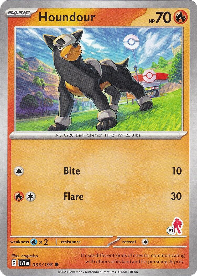 Image for Houndour - Armarouge 21 (033/198) [Battle Academy 2024] - Pokemon