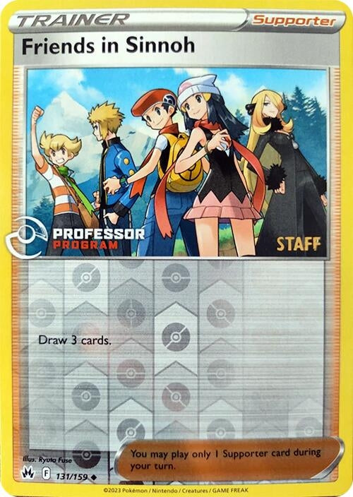 Image for Friends in Sinnoh - 131/159 (2023) [Staff] (131/159) [Professor Program Promos] - Pokemon