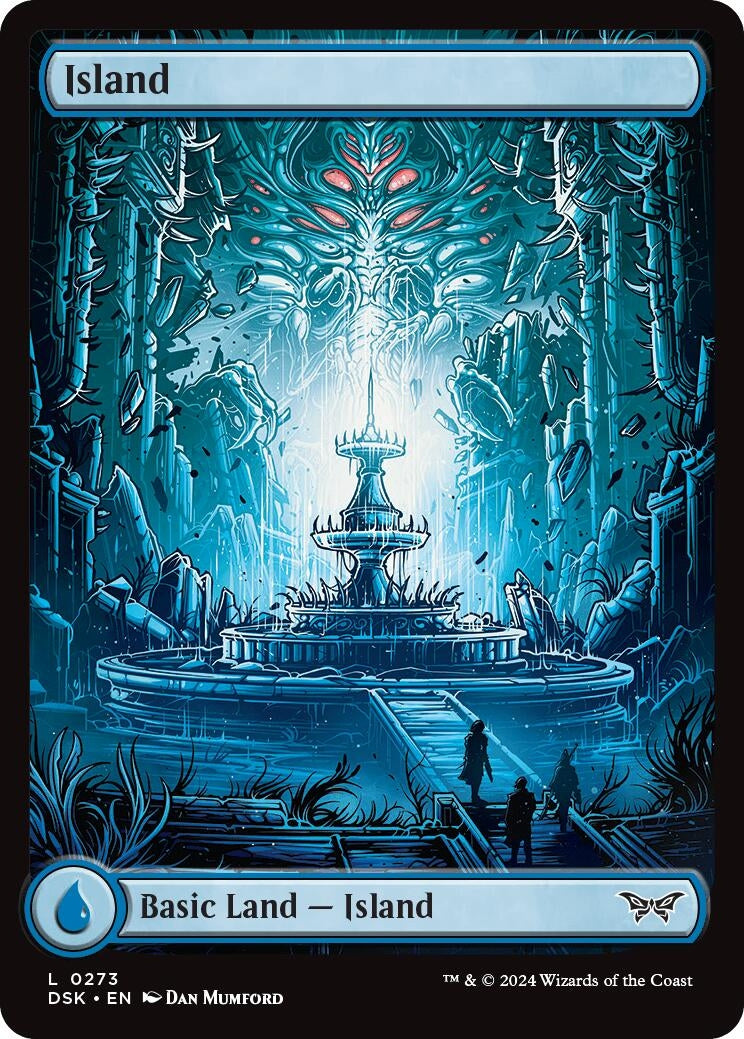 Image for Island (0273) - Full Art (273) [Duskmourn: House of Horror] - Magic: The Gathering