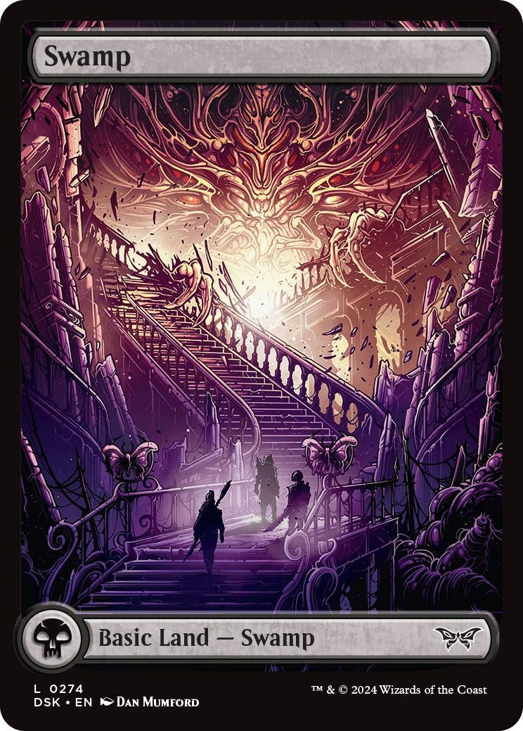 Image for Swamp (0274) - Full Art (274) [Duskmourn: House of Horror] - Magic: The Gathering