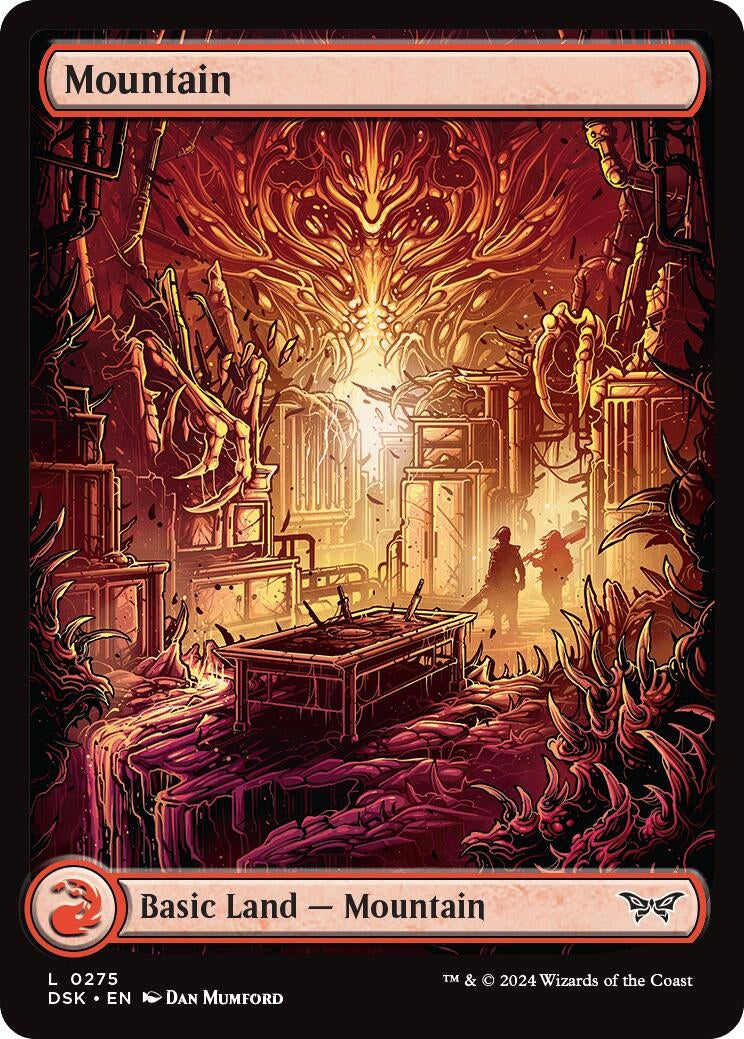 Image for Mountain (0275) - Full Art (275) [Duskmourn: House of Horror] - Magic: The Gathering