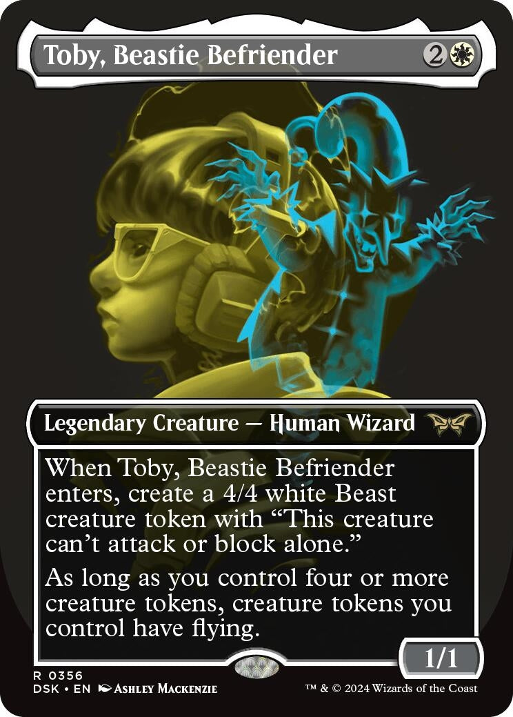 Image for Toby, Beastie Befriender (Showcase) (356) [Duskmourn: House of Horror] - Magic: The Gathering