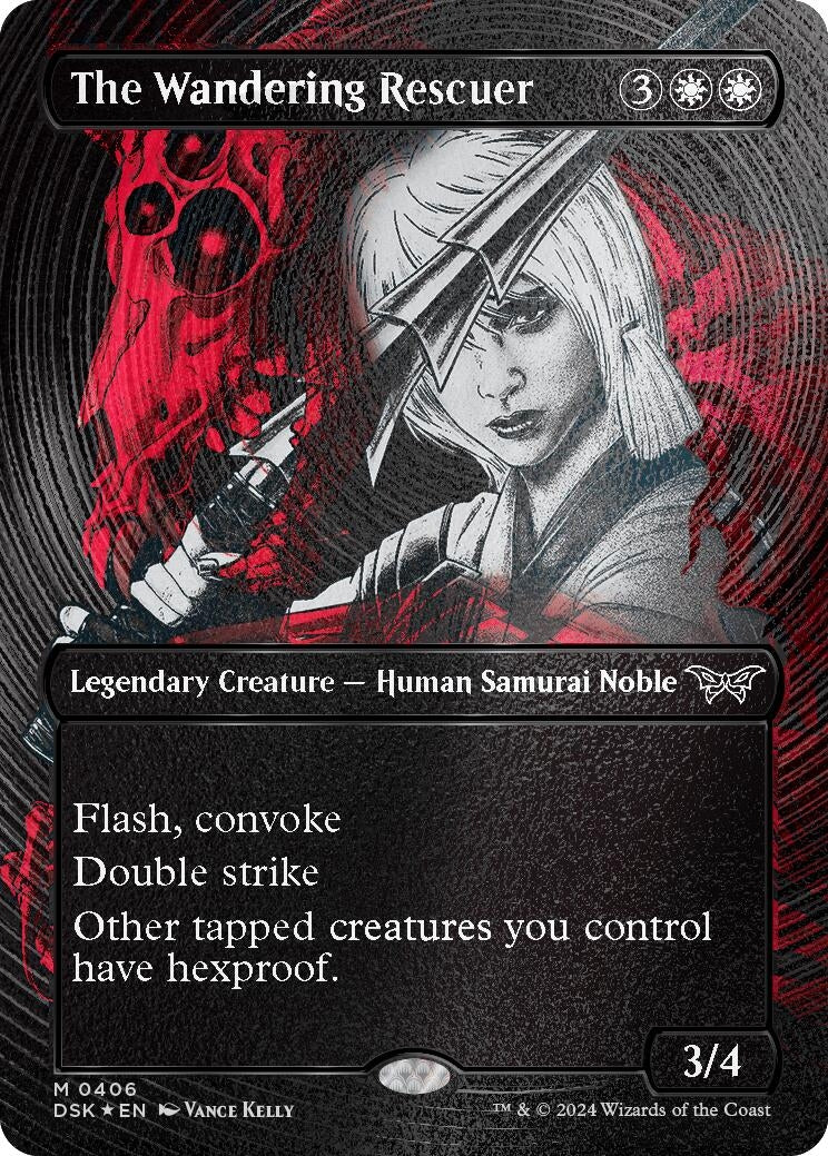 Image for The Wandering Rescuer (Showcase) (Textured Foil) (406) [Duskmourn: House of Horror] - Magic: The Gathering
