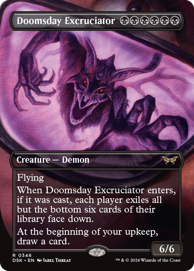 Image for Doomsday Excruciator (Borderless) (346) [Duskmourn: House of Horror] - Magic: The Gathering