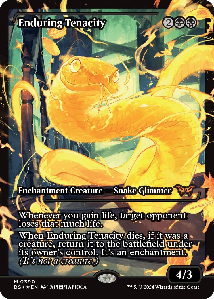 Image for Enduring Tenacity (Showcase) (390) [Duskmourn: House of Horror] - Magic: The Gathering