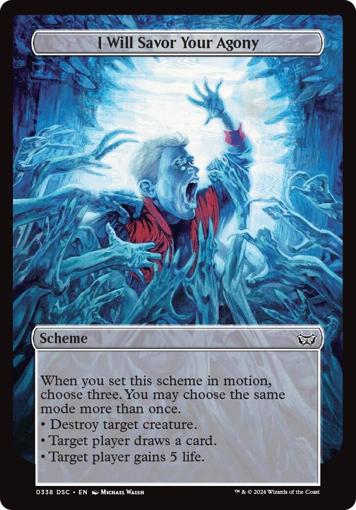 Image for I Will Savor Your Agony (Full Art) (338) [Duskmourn] - Magic: The Gathering