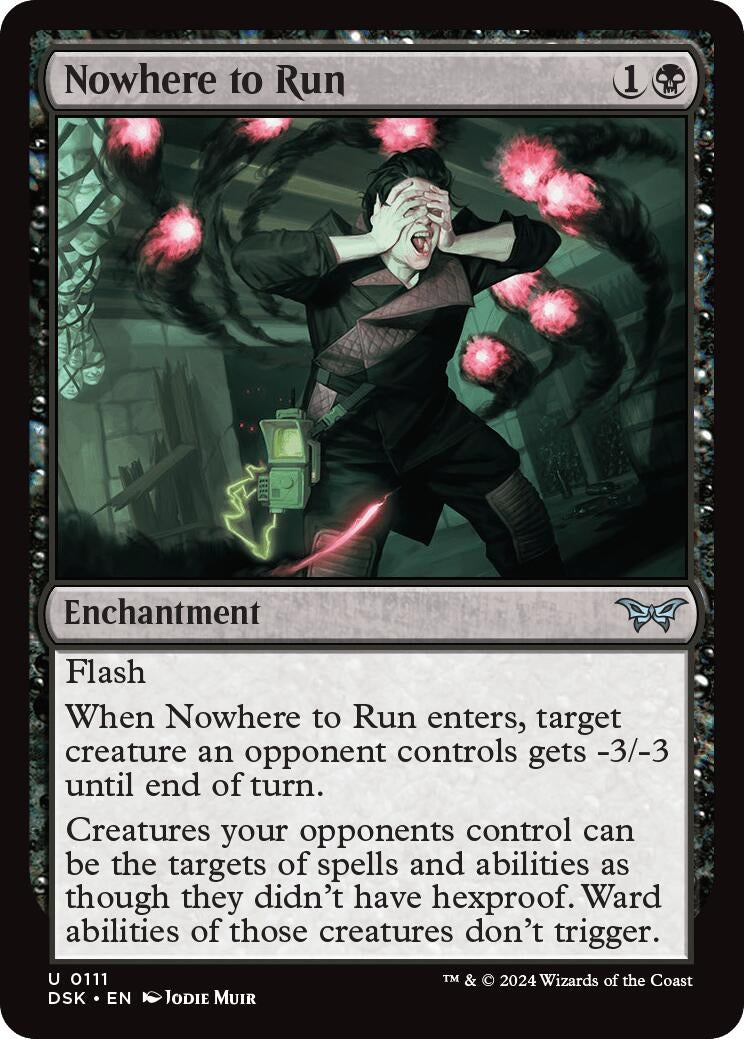 Image for Nowhere to Run (111) [Duskmourn: House of Horror] - Magic: The Gathering