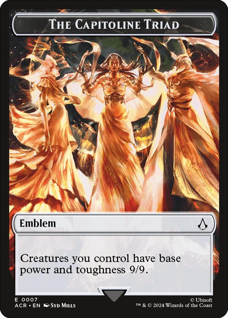 Image for Emblem - The Capitoline Triad (7) [Universes Beyond: Assassin's Creed] - Magic: The Gathering