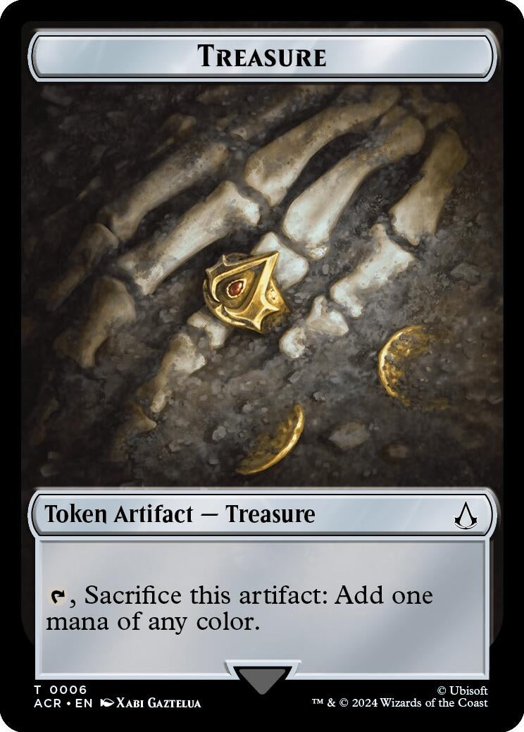 Image for Treasure Token (6) [Universes Beyond: Assassin's Creed] - Magic: The Gathering