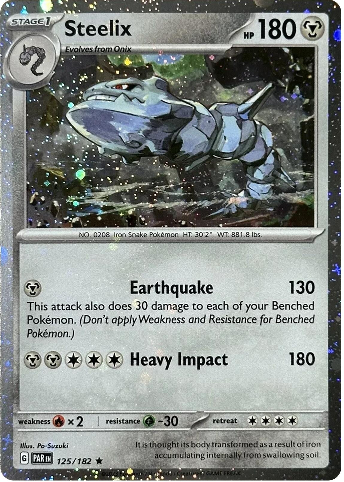 Image for Steelix - 125/182 (Cosmos Holo) (125/182) [Miscellaneous Cards & Products] - Pokemon