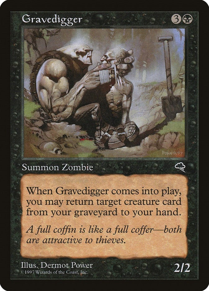Image for Gravedigger (137) [Tempest] - Magic: The Gathering