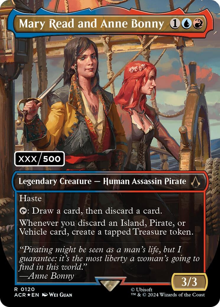 Image for Mary Read and Anne Bonny (English) (Serial Numbered) (120) [Universes Beyond: Assassin's Creed] - Magic: The Gathering