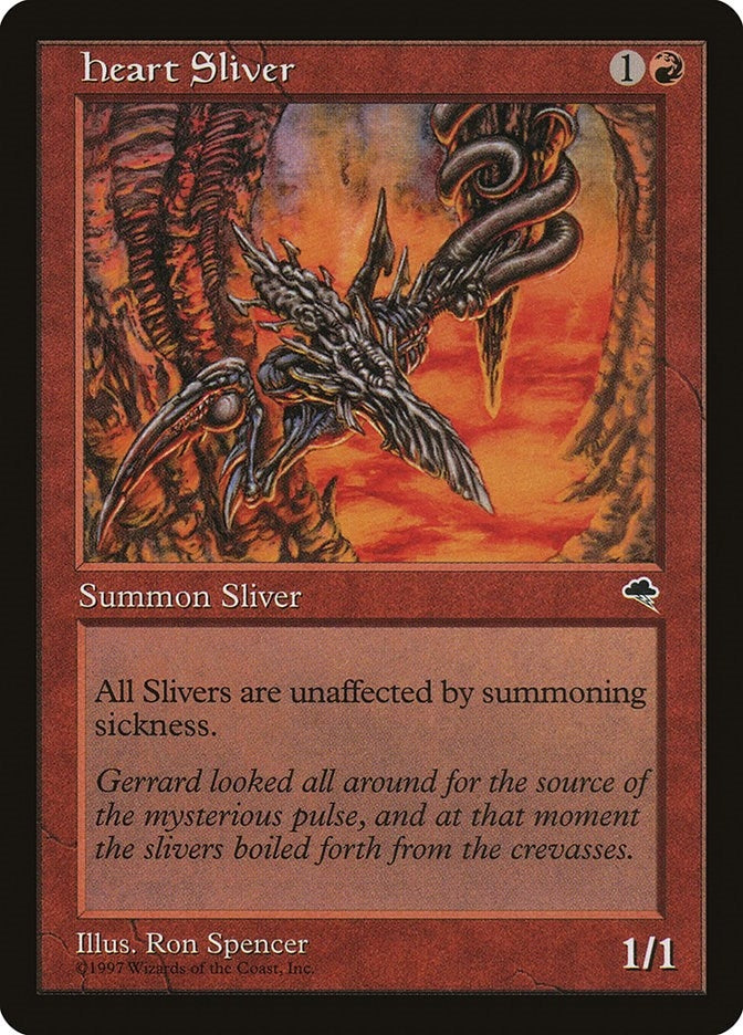 Image for Heart Sliver (182) [Tempest] - Magic: The Gathering