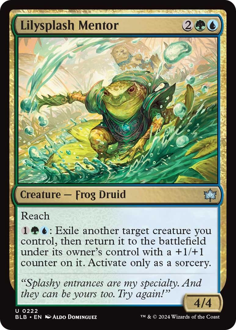 Image for Lilysplash Mentor (222) [Bloomburrow] - Magic: The Gathering