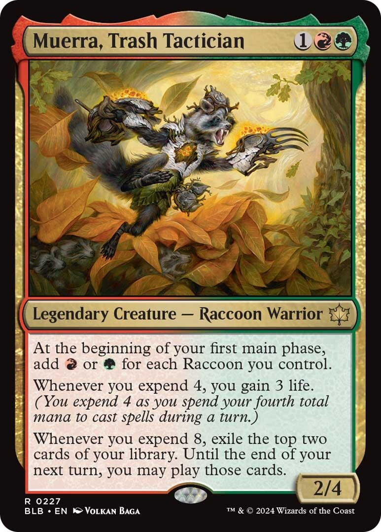 Image for Muerra, Trash Tactician (227) [Bloomburrow] - Magic: The Gathering