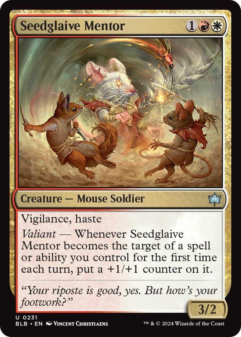 Image for Seedglaive Mentor (231) [Bloomburrow] - Magic: The Gathering