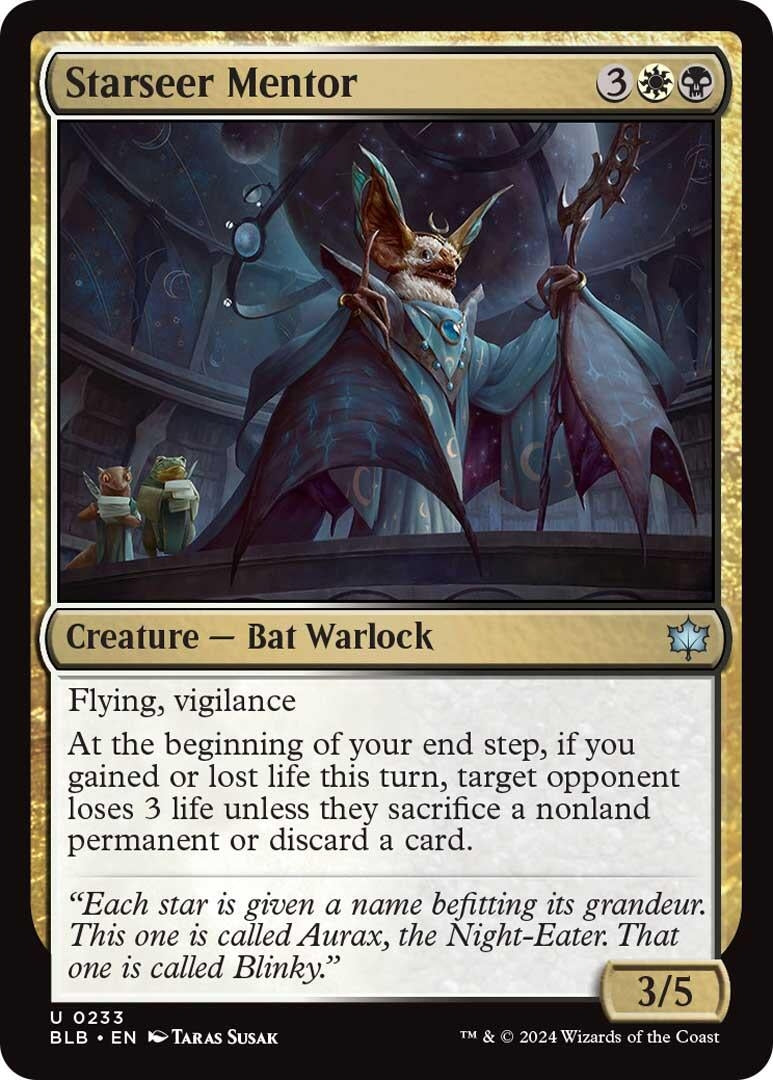 Image for Starseer Mentor (233) [Bloomburrow] - Magic: The Gathering