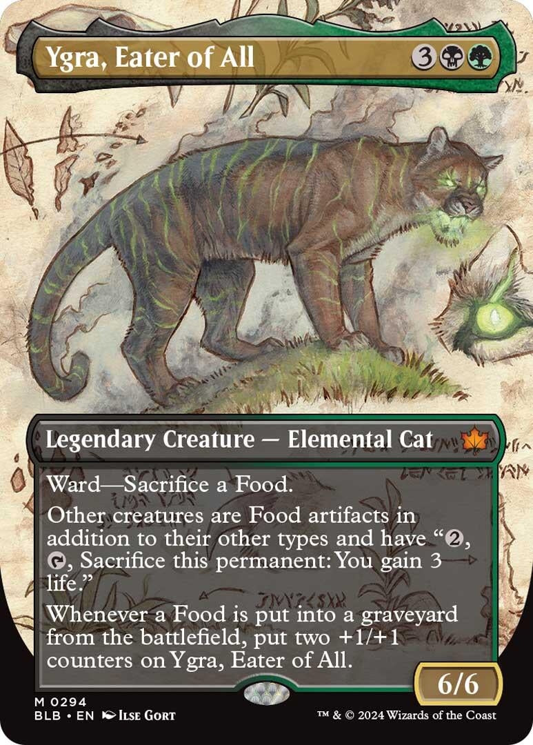 Image for Ygra, Eater of All (Borderless) (294) [Bloomburrow] - Magic: The Gathering