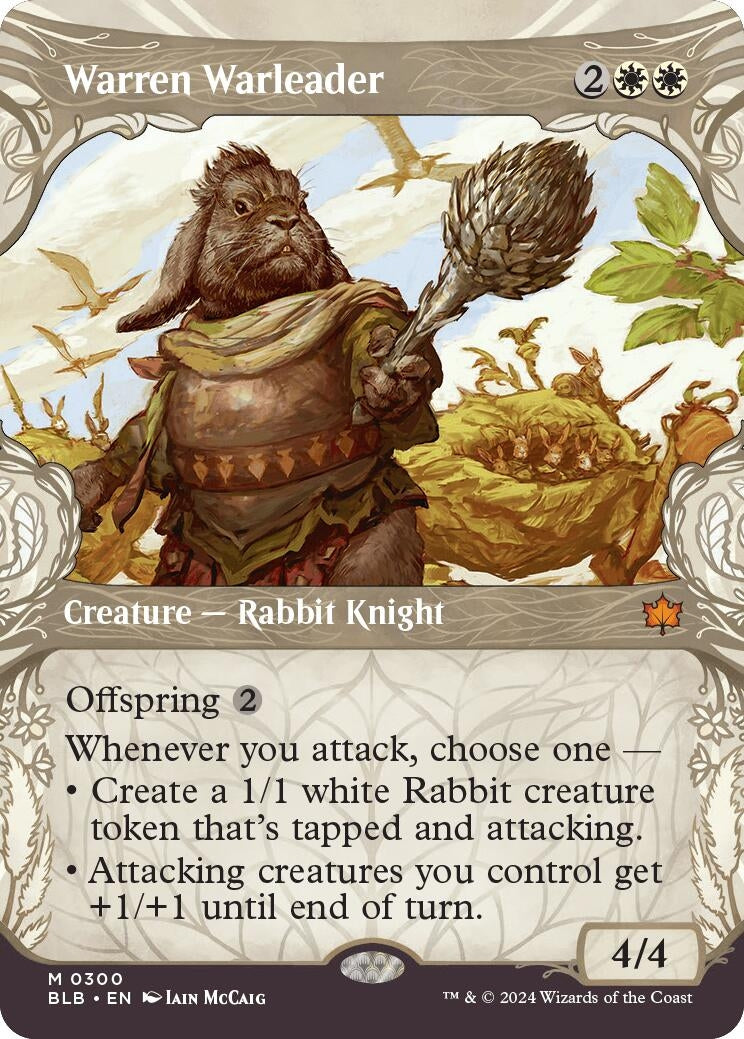 Image for Warren Warleader (Showcase) (300) [Bloomburrow] - Magic: The Gathering