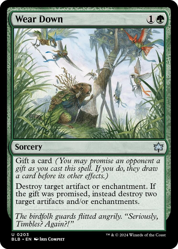 Image for Wear Down (203) [Bloomburrow] - Magic: The Gathering