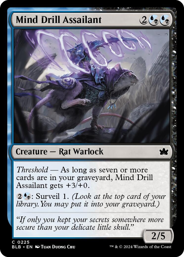 Image for Mind Drill Assailant (225) [Bloomburrow] - Magic: The Gathering
