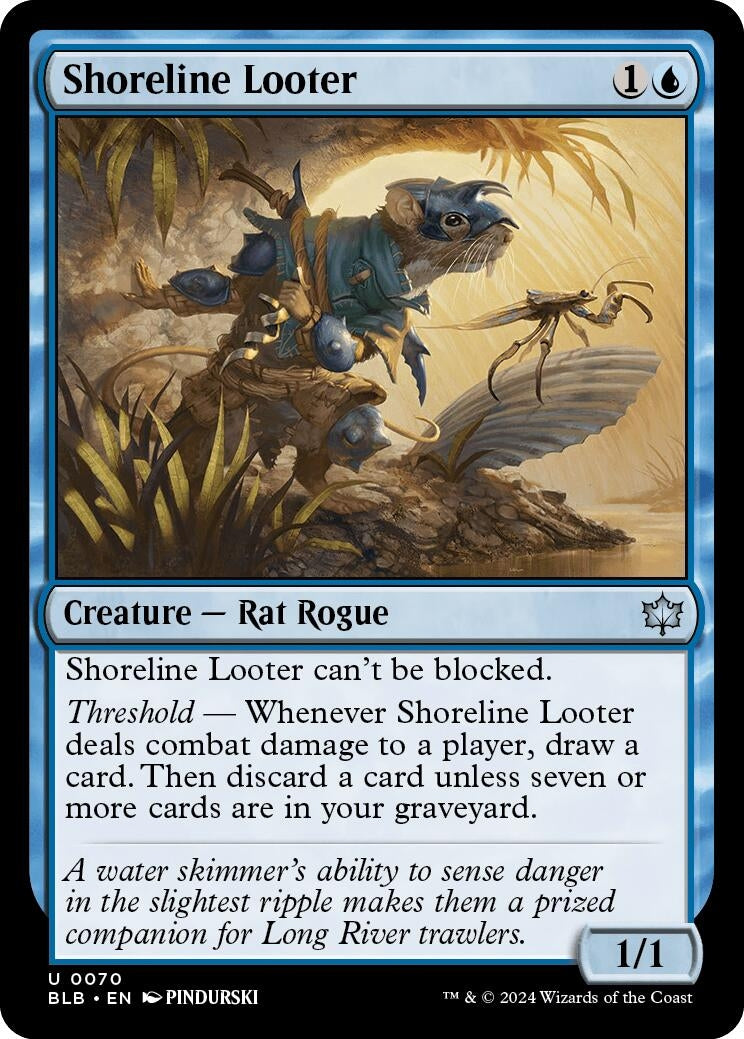 Image for Shoreline Looter (70) [Bloomburrow] - Magic: The Gathering