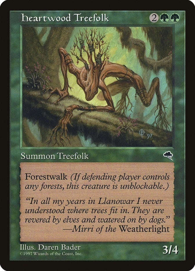 Image for Heartwood Treefolk (233) [Tempest] - Magic: The Gathering