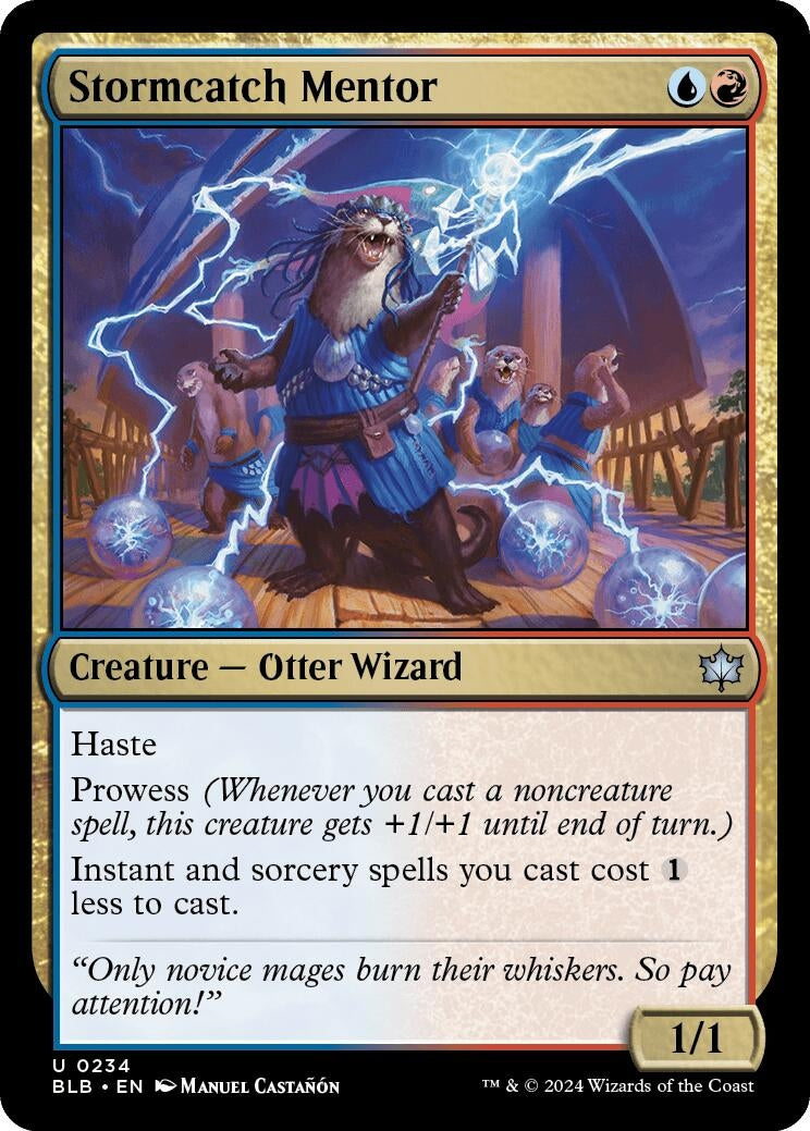 Image for Stormcatch Mentor (234) [Bloomburrow] - Magic: The Gathering