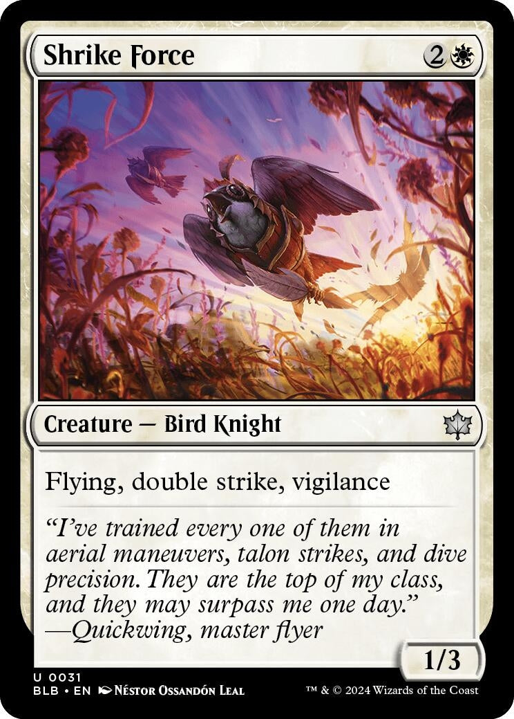 Image for Shrike Force (31) [Bloomburrow] - Magic: The Gathering
