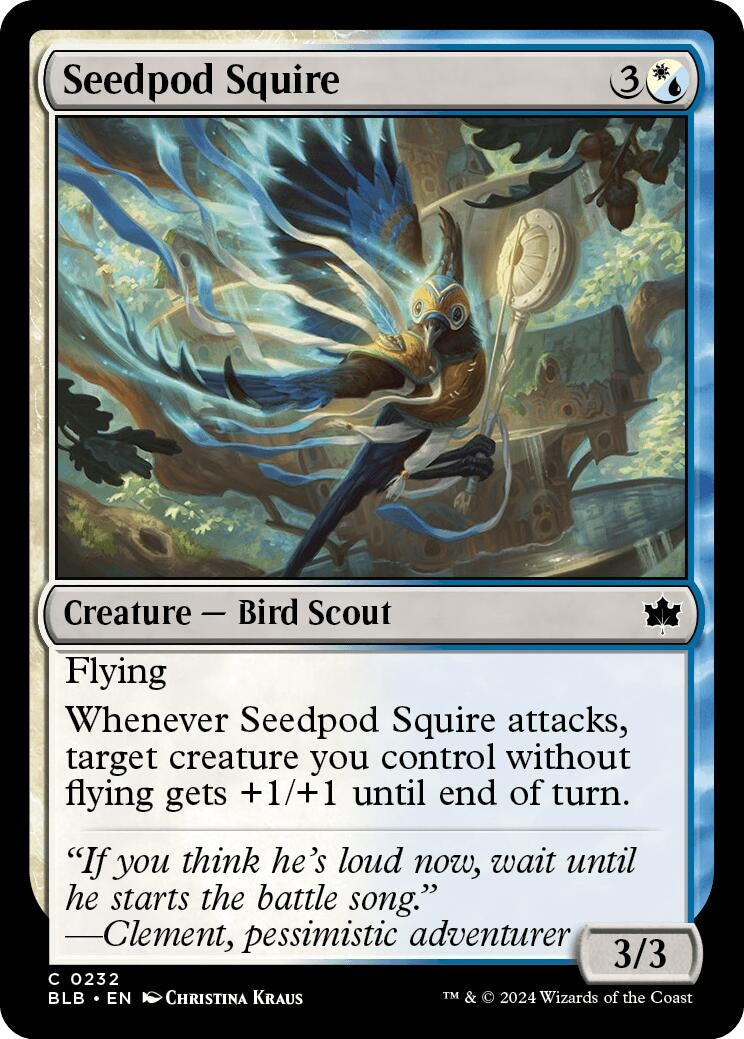 Image for Seedpod Squire (232) [Bloomburrow] - Magic: The Gathering