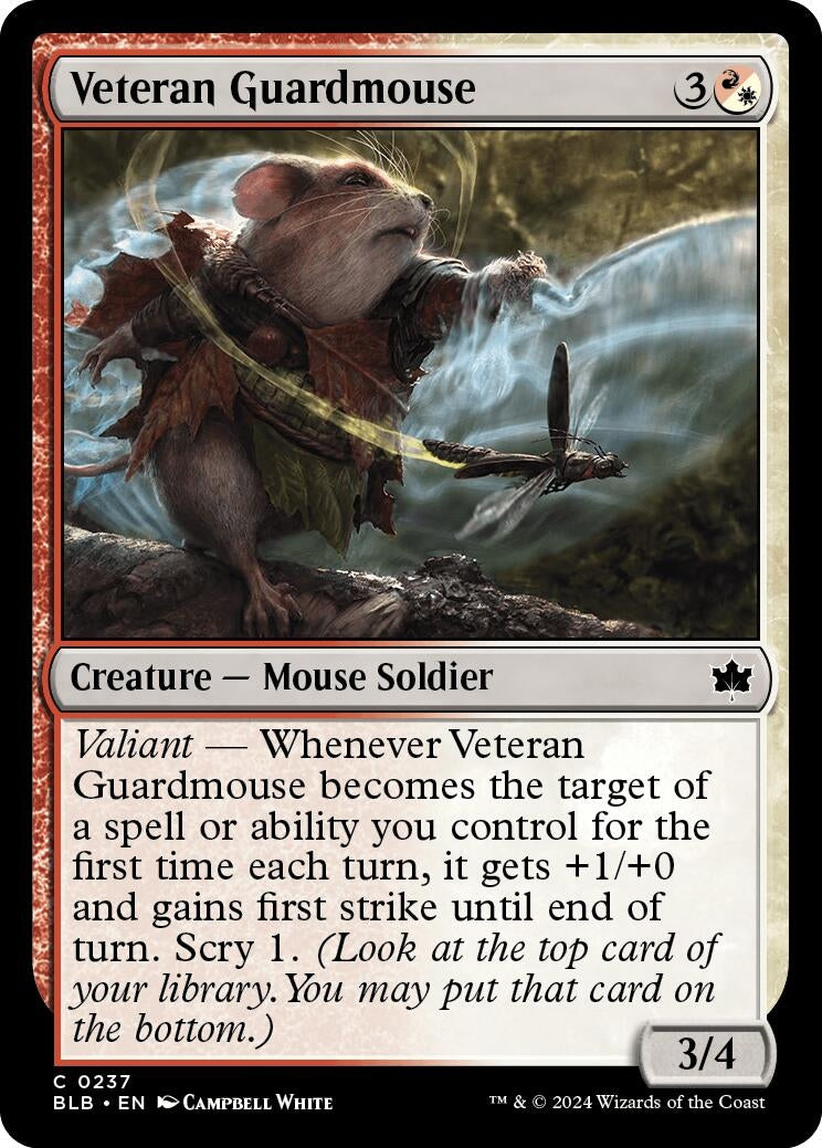 Image for Veteran Guardmouse (237) [Bloomburrow] - Magic: The Gathering