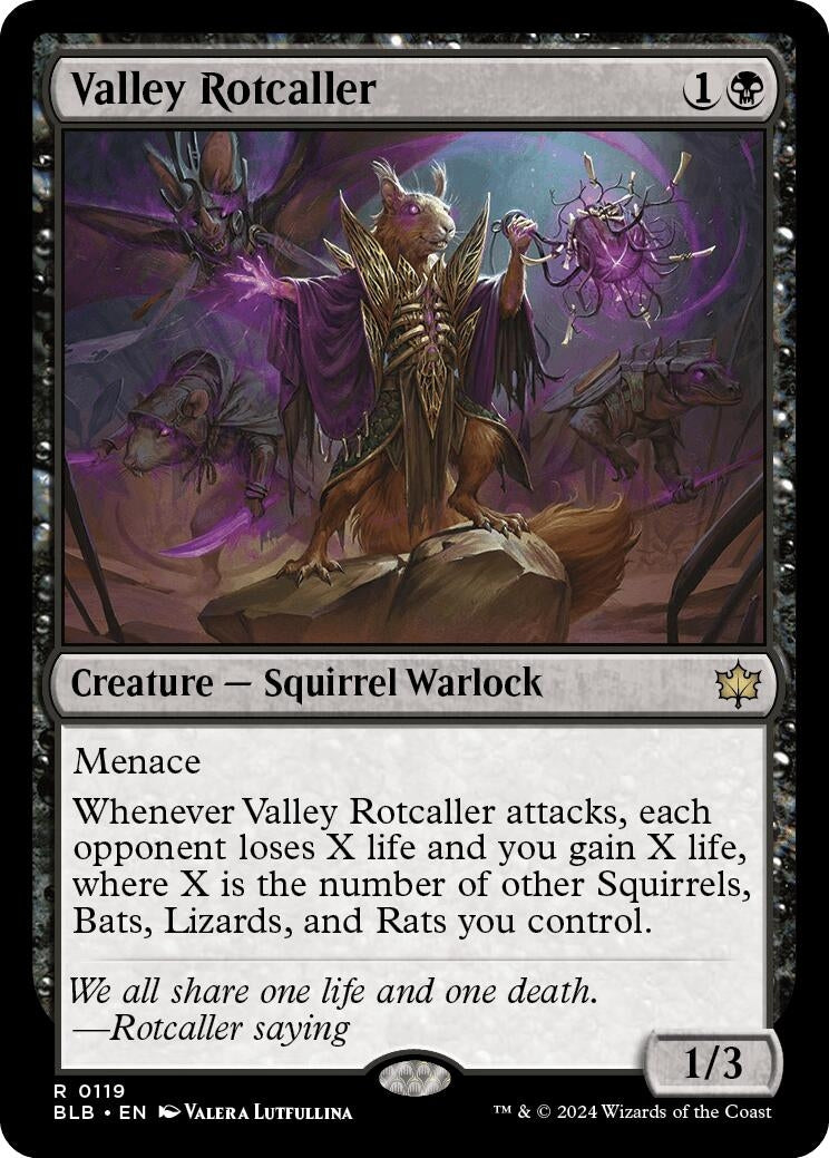 Image for Valley Rotcaller (119) [Bloomburrow] - Magic: The Gathering