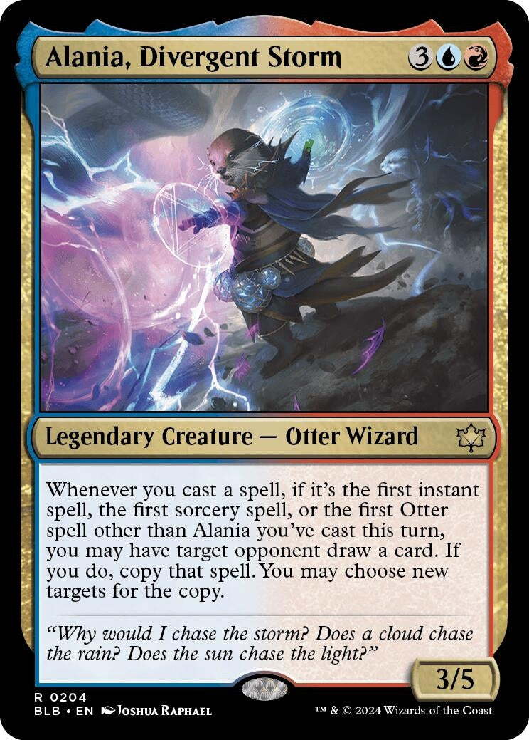 Image for Alania, Divergent Storm (204) [Bloomburrow] - Magic: The Gathering