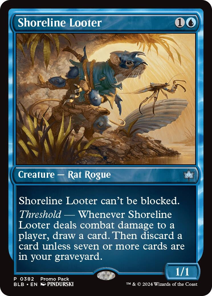 Shoreline Looter (382) [Promo Pack: Bloomburrow]