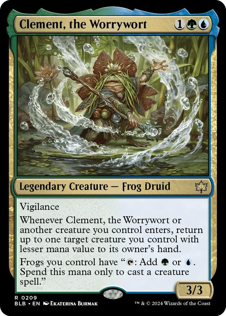 Image for Clement, the Worrywort (209) [Bloomburrow] - Magic: The Gathering