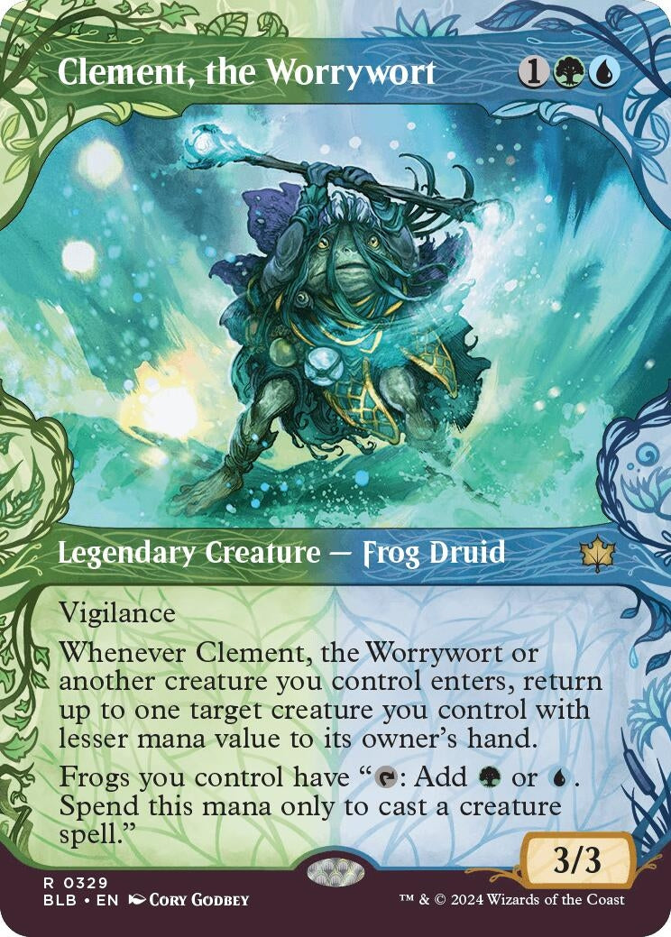 Image for Clement, the Worrywort (Showcase) (329) [Bloomburrow] - Magic: The Gathering