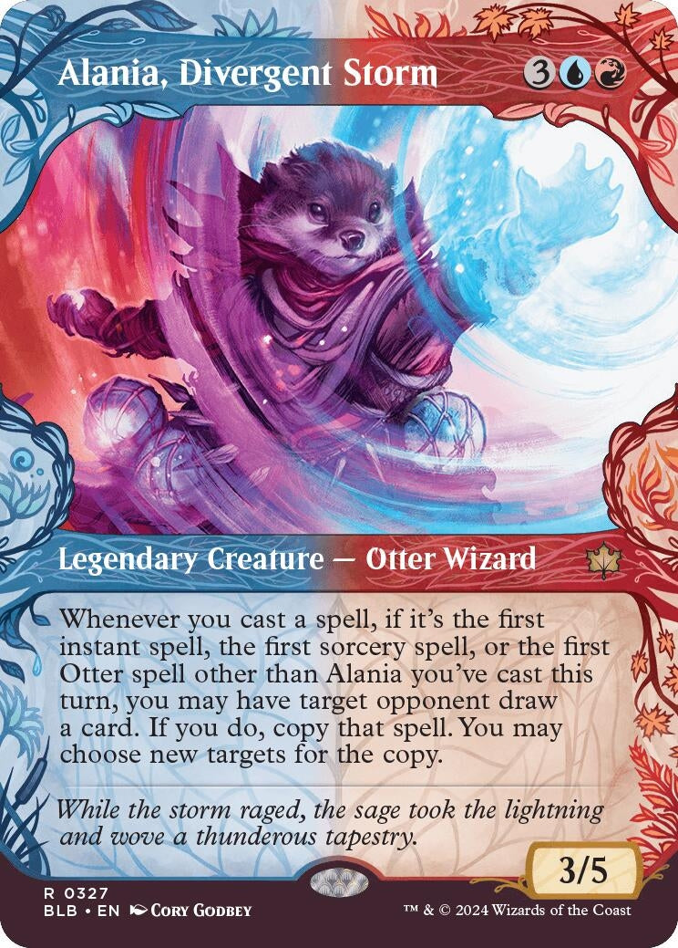 Image for Alania, Divergent Storm (Showcase) (327) [Bloomburrow] - Magic: The Gathering