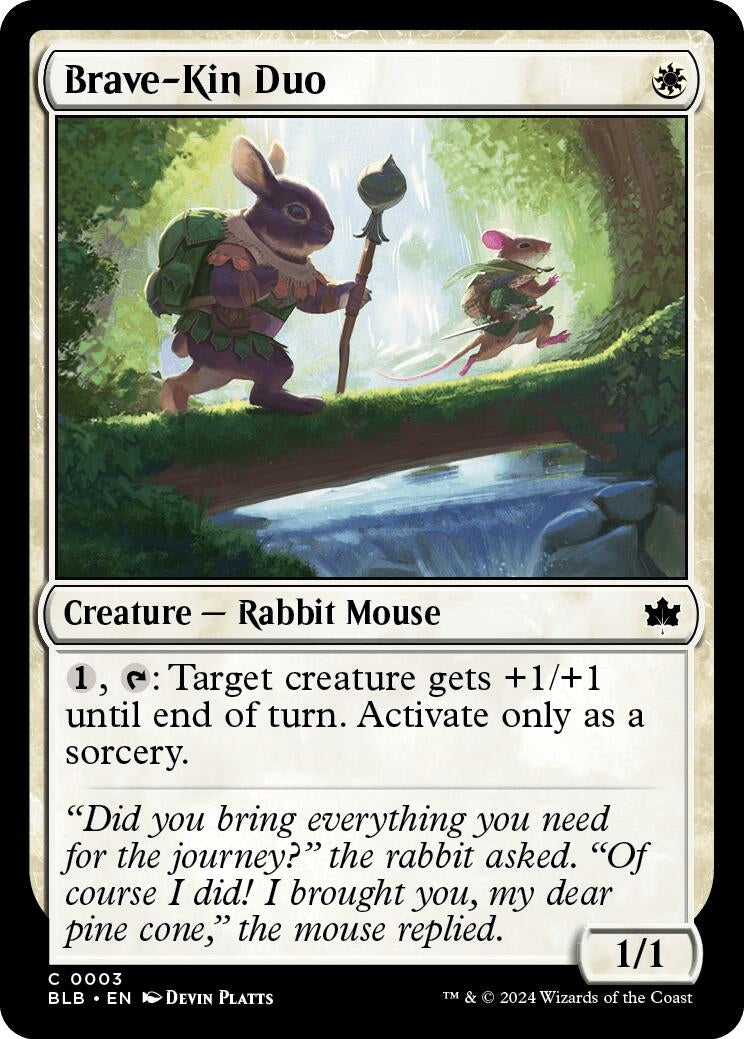 Image for Brave-Kin Duo (3) [Bloomburrow] - Magic: The Gathering