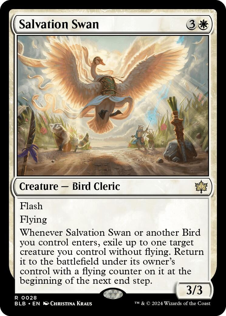 Image for Salvation Swan (28) [Bloomburrow] - Magic: The Gathering