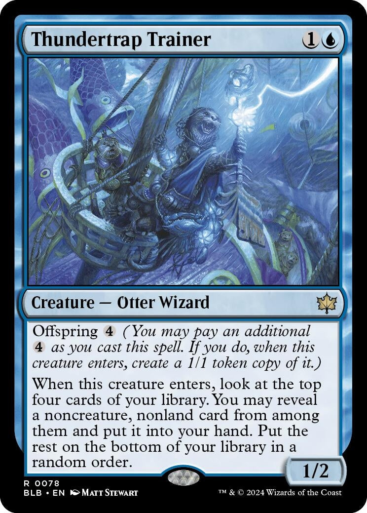 Image for Thundertrap Trainer (78) [Bloomburrow] - Magic: The Gathering