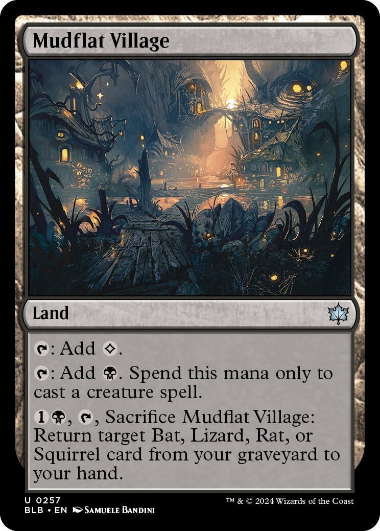 Image for Mudflat Village (257) [Bloomburrow] - Magic: The Gathering